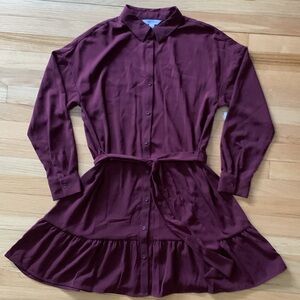 Nine West Ruffle Hem Dress - Medium